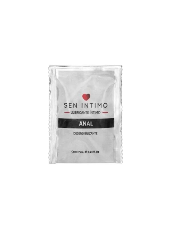Lubricante Íntimo Anal Desensibilizante en Sachet X7ml Sen Íntimo